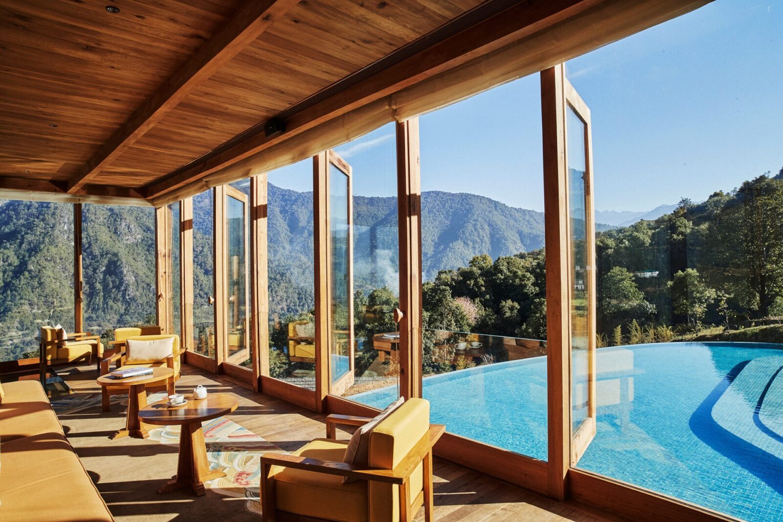 Pool im Six Senses Punakha